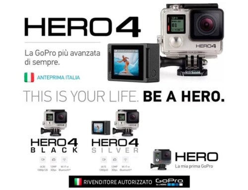 Da Black&White le nuove GoPro Hero 4