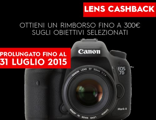 Lens Cashback, arriva la promozione ottiche EOS 7D MKII