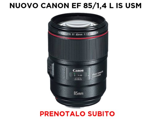 NUOVO CANON EF 85/1,4 L IS USM